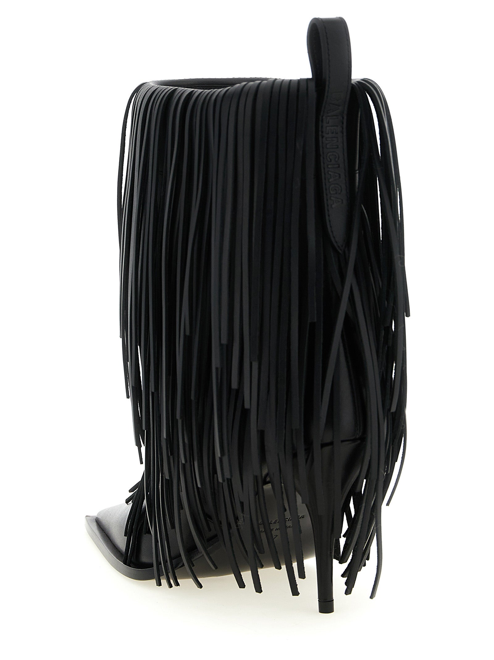 Balenciaga Women's Avenue Fringe Ankle Boots