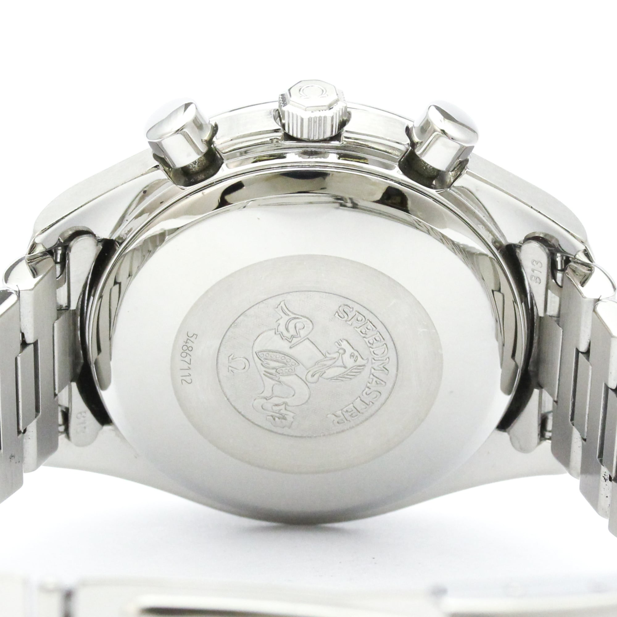 Omega Speedmaster Date Chronograph Automatic Stainless Steel Watch (Pre-Owned)