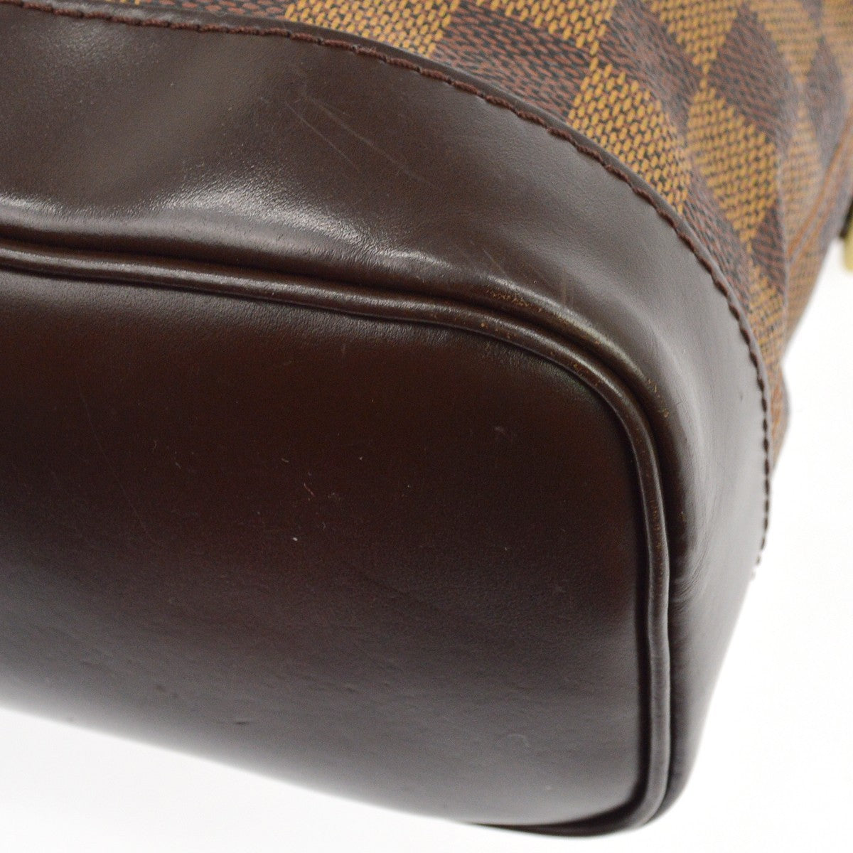 Louis Vuitton Soho Damier Brown Canvas Backpack Bag (Pre-Owned)