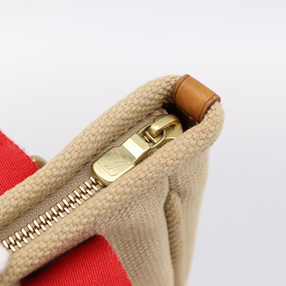 Louis Vuitton Antigua Canvas Beige Canvas Tote Bag Bag (Pre-Owned)