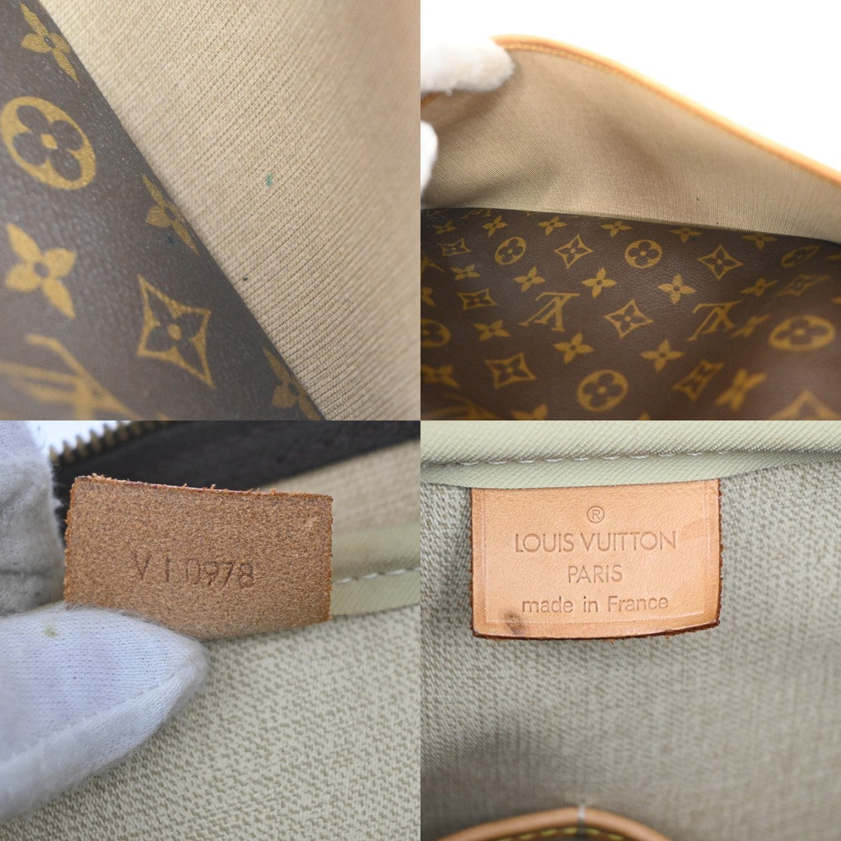 Louis Vuitton Deauville Monogram Canvas Brown Canvas Handbag (Pre-Owned)
