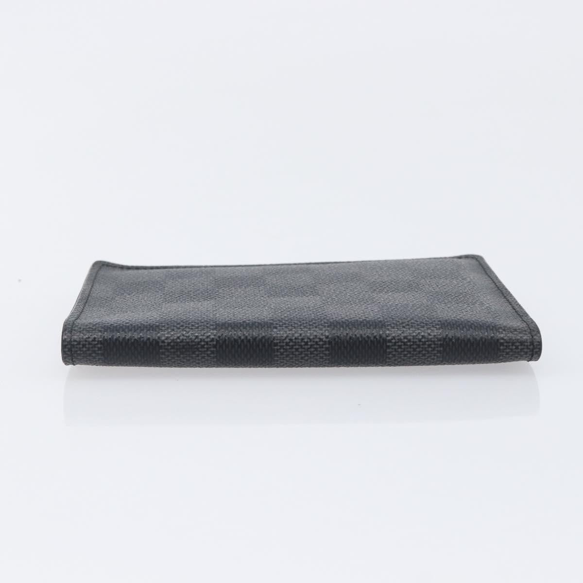 Louis Vuitton Passport Cover Damier Graphite Gray Canvas Briefcase Bag (Pre-Owned)