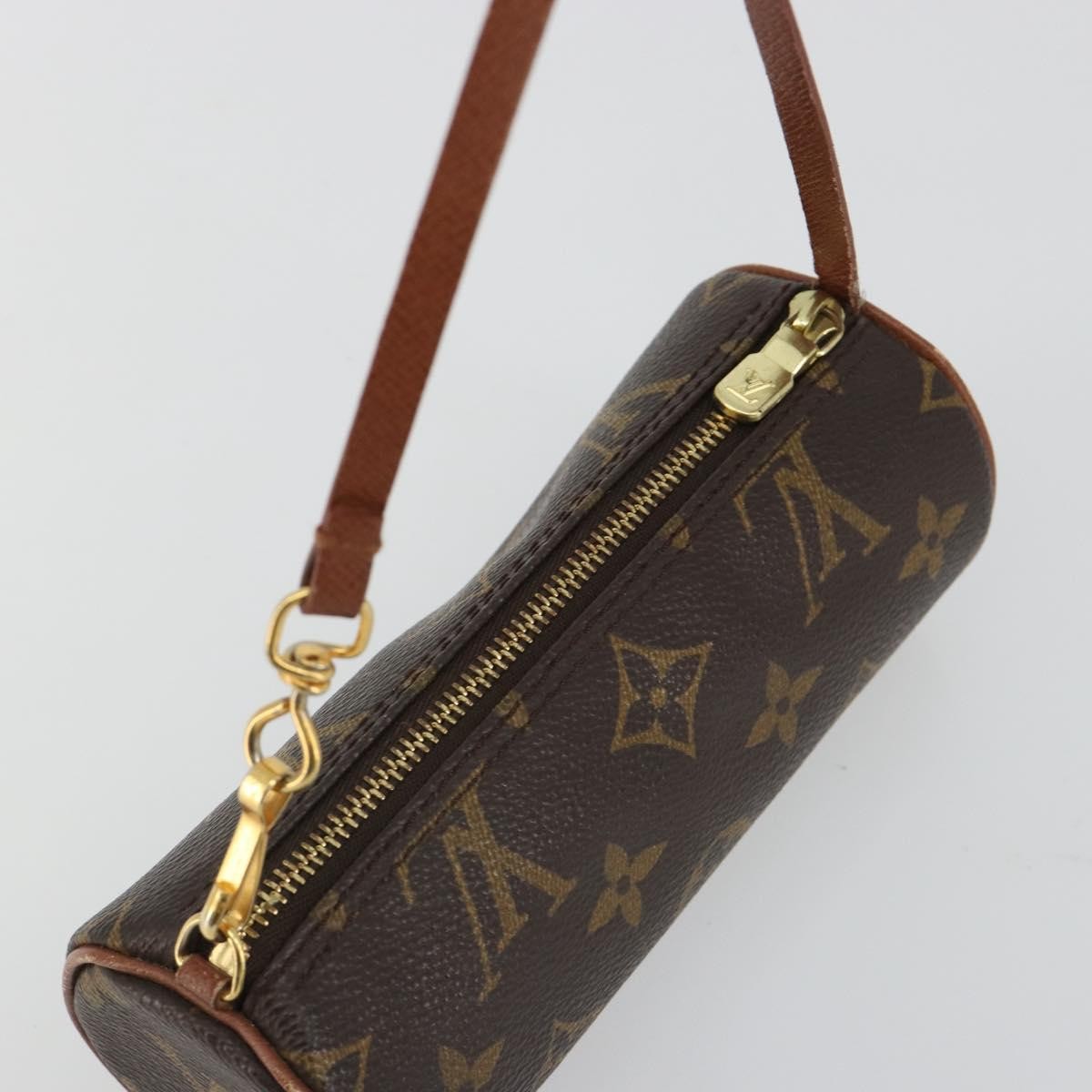 Louis Vuitton Papillon Pochette Monogram Canvas Brown Canvas Clutche & Pouche Bag (Pre-Owned)