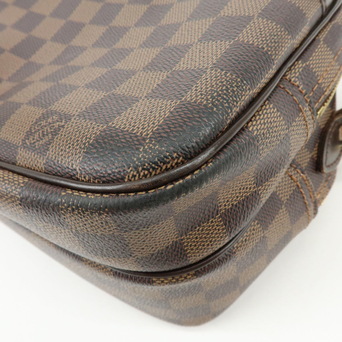 Louis Vuitton Reporter Damier Brown Canvas Shoulder Bag Bag (Pre-Owned)