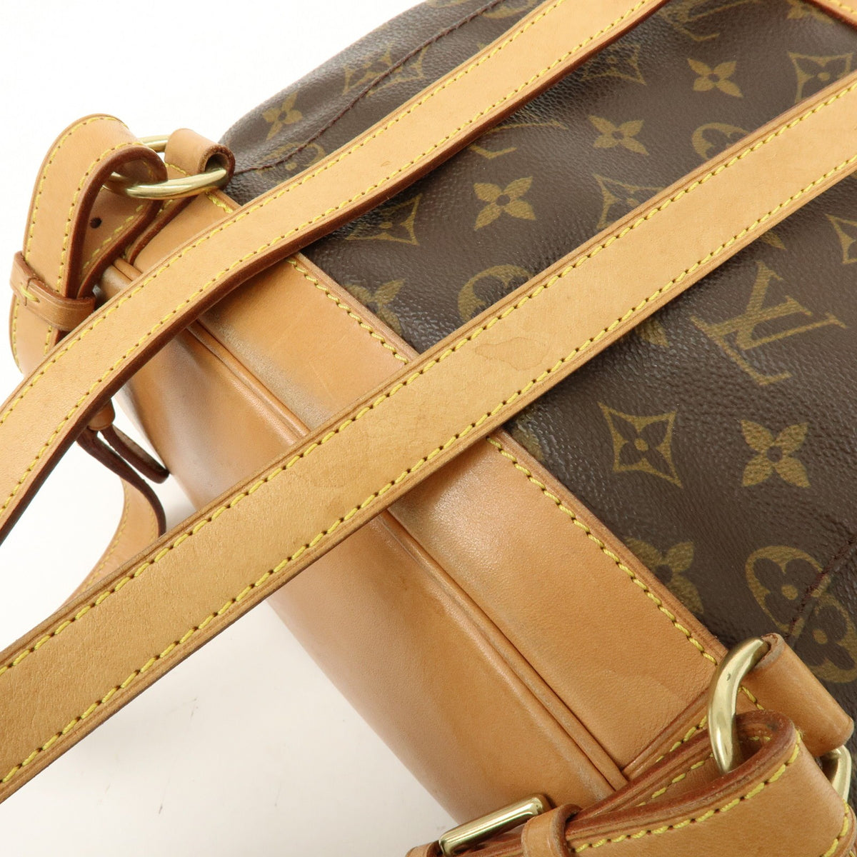 Louis Vuitton Vintage Montsouris Monogram Canvas Brown Canvas Backpack Bag (Pre-Owned)