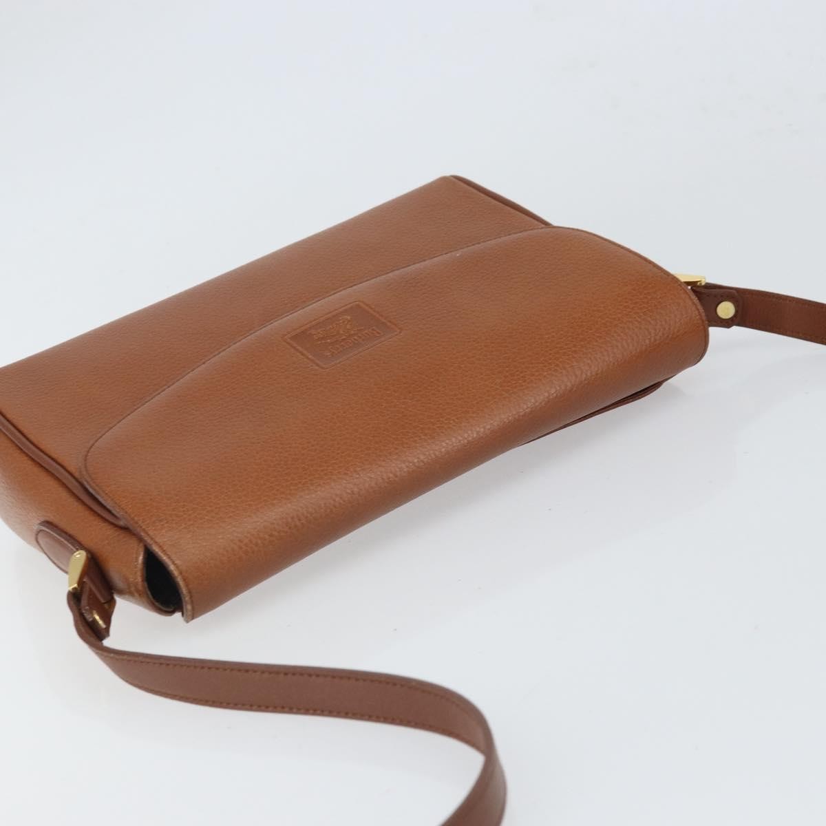 Burberry Vintage Leather Brown Leather Shoulder Bag Bag (Pre-Owned)