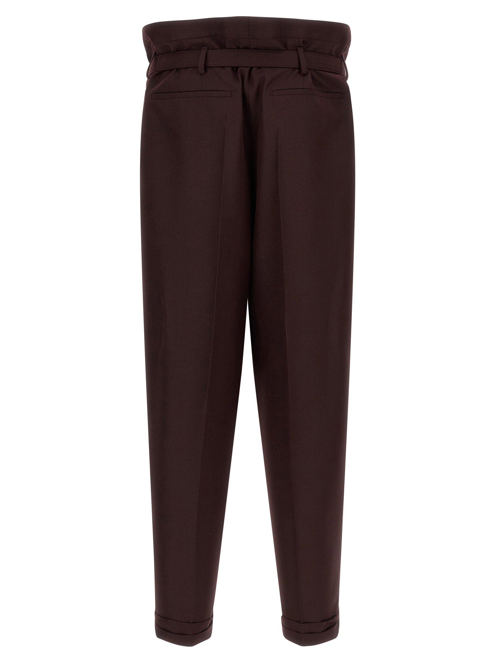 Saint Laurent Men's Paper-Bag Pants