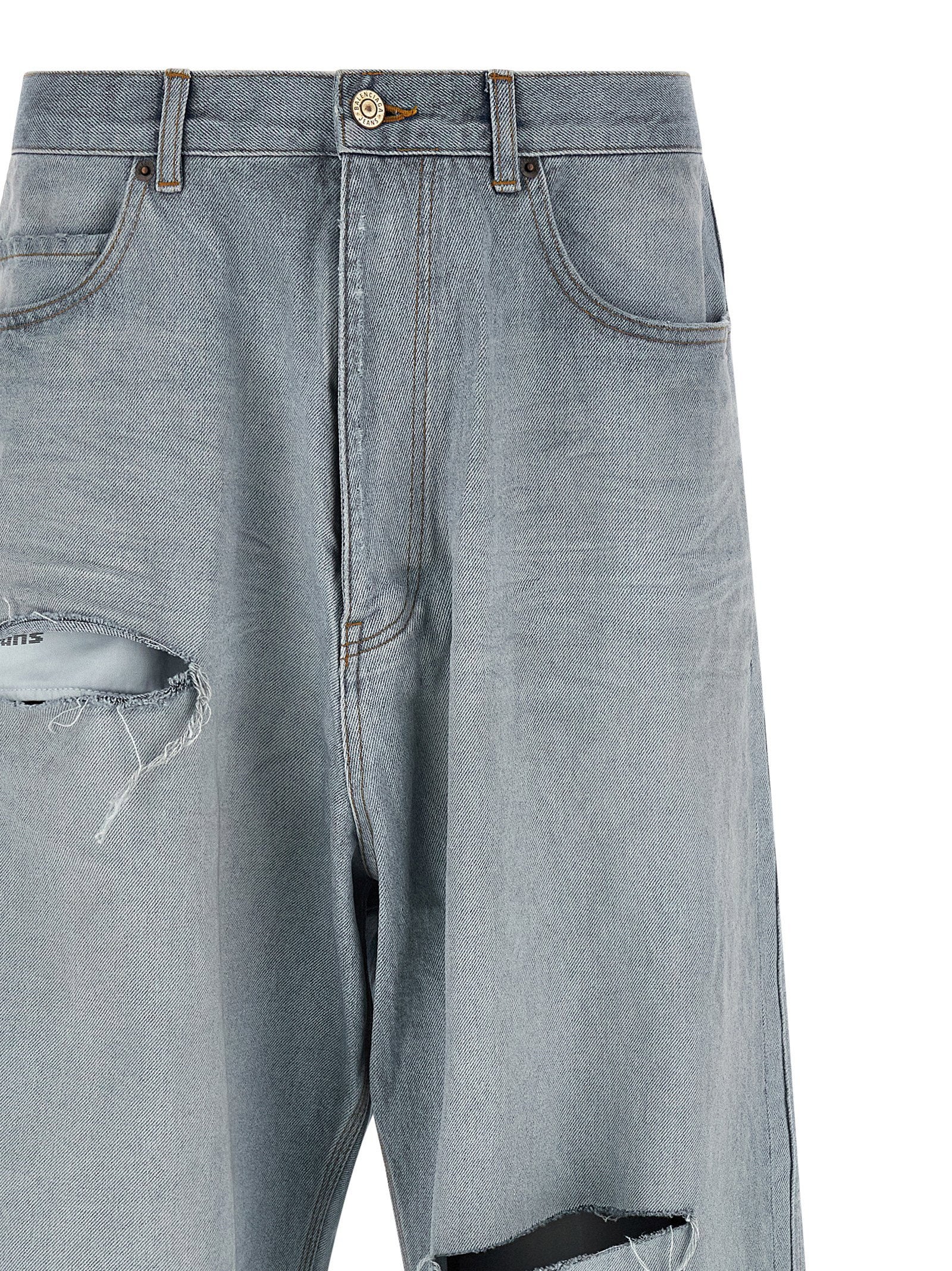 Balenciaga Men's Minimal Baggy Jeans