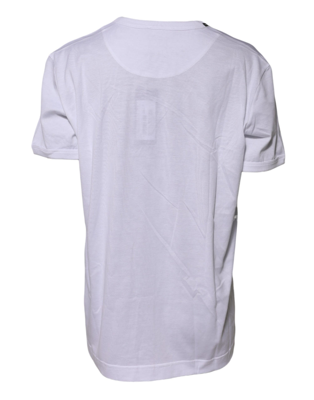 Dolce & Gabbana White Cotton Goodluck 2022 Crew Neck Women's T-shirt