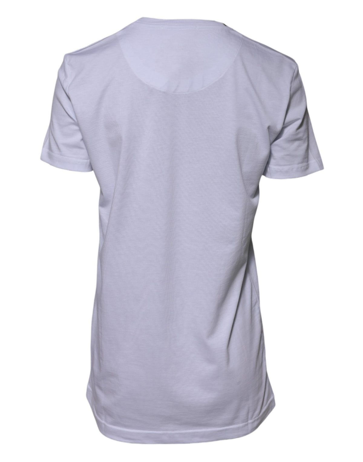 Dolce & Gabbana White Cotton Goodluck 2023 Crew Neck Women's T-shirt (Pre-Owned)