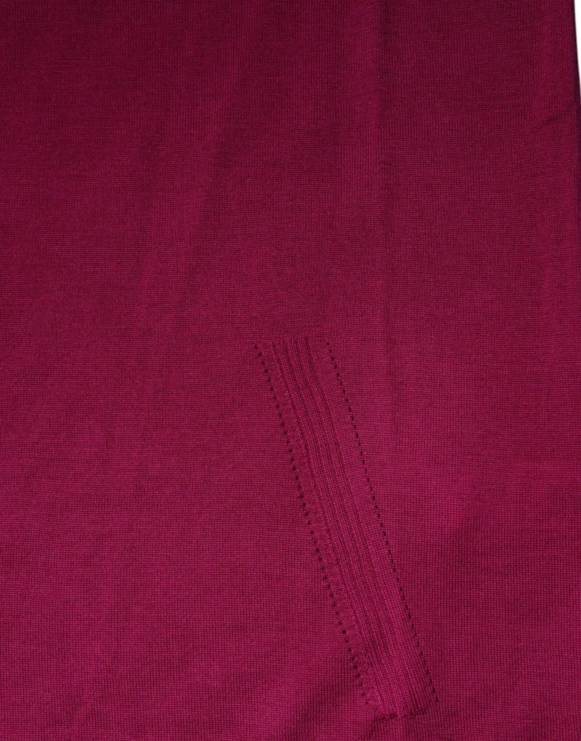 Dolce & Gabbana Fuchsia Wool Long Sleeves Turtleneck Women's Sweater