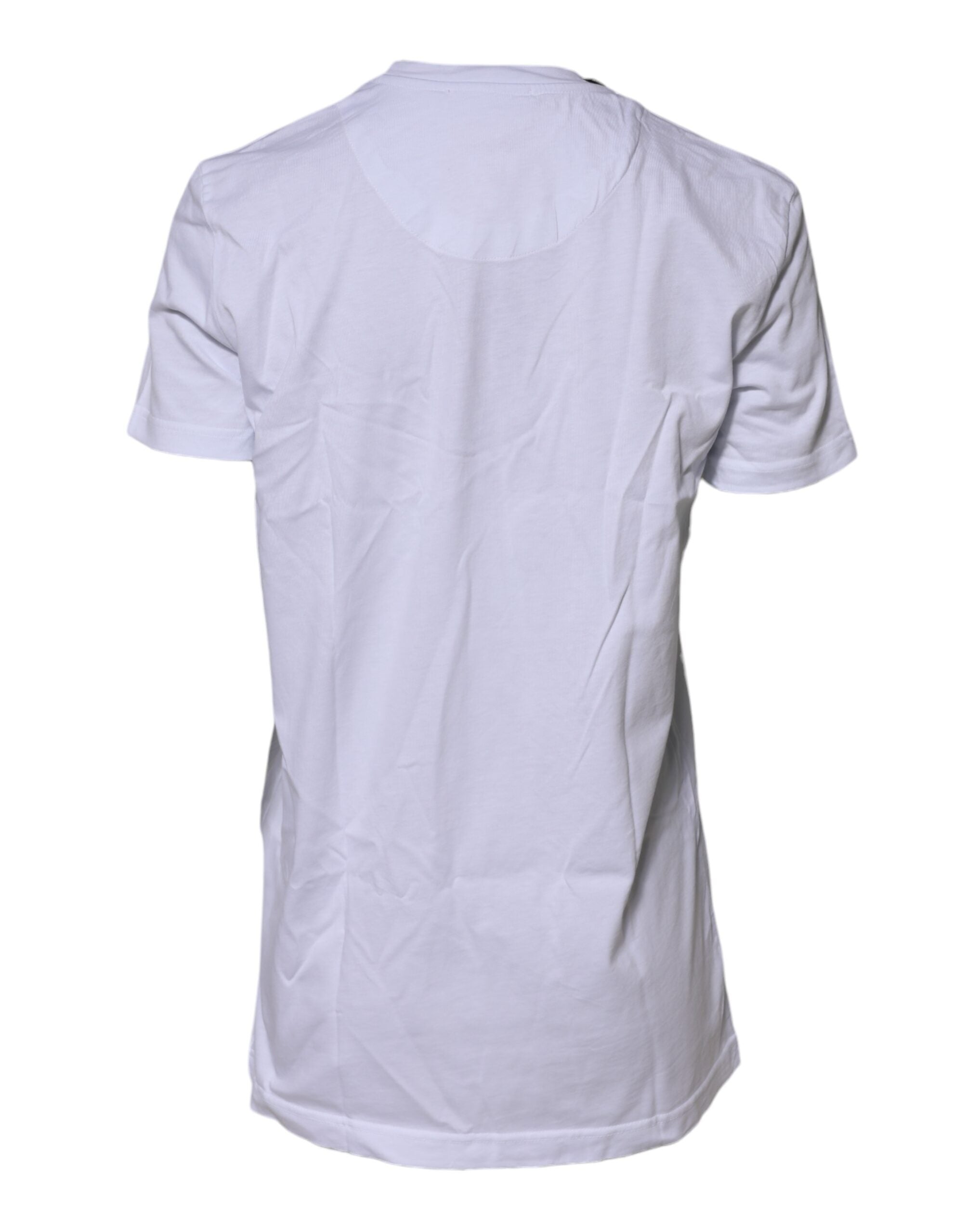 Dolce & Gabbana White Short Sleeves Crew Neck Top Women's T-shirt (Pre-Owned)