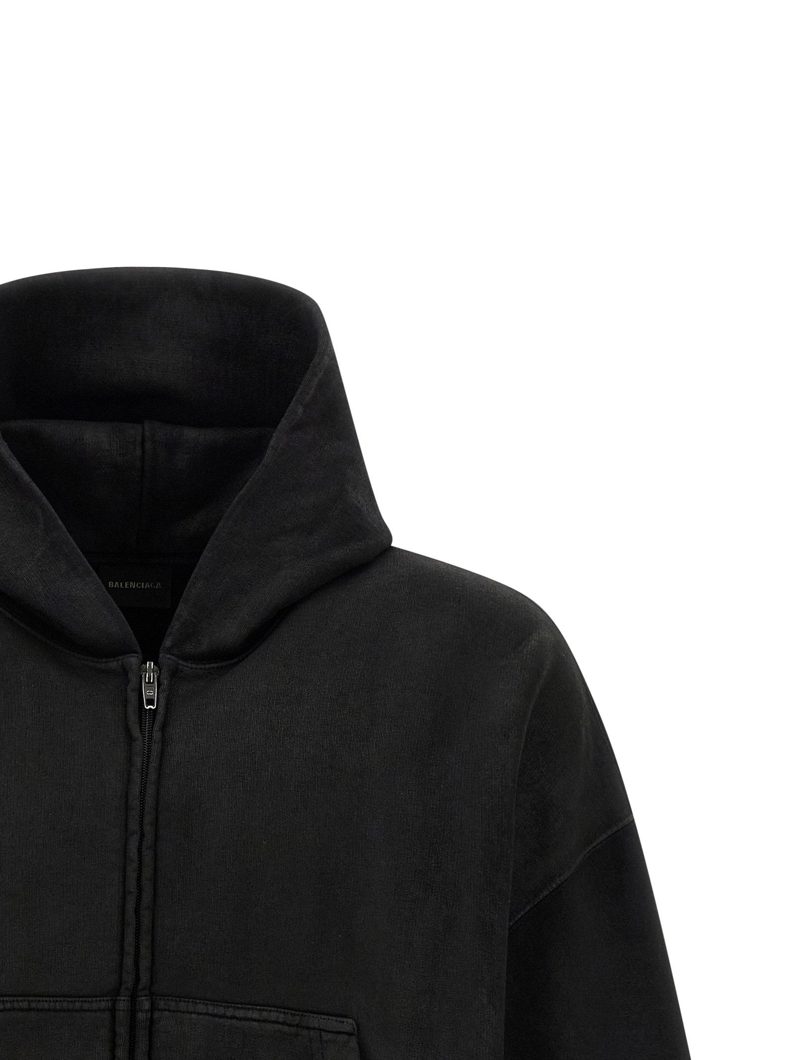 Balenciaga Men's Cropped Hoodie