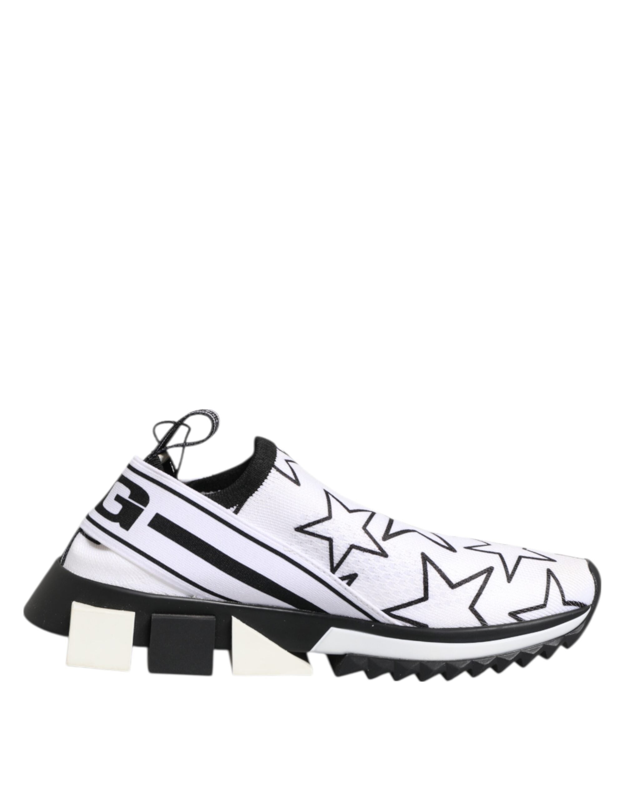 Dolce & Gabbana White Stars Sorrento Low Top Sneakers Women's Shoes (Pre-Owned)