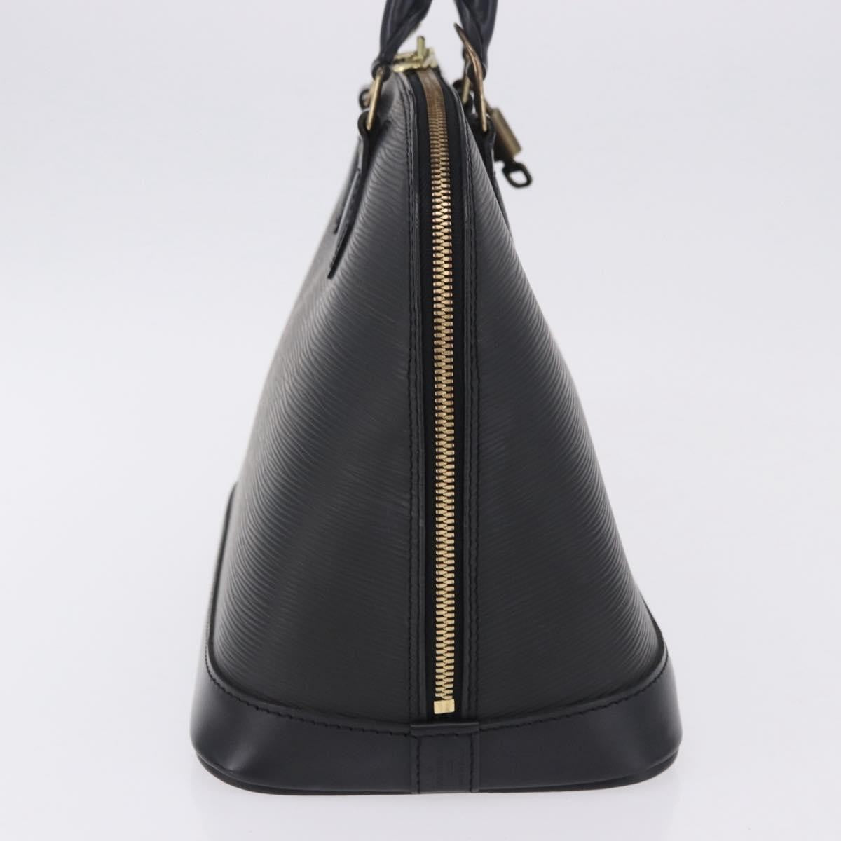 Louis Vuitton Alma Epi Leather Black Leather Handbag (Pre-Owned)