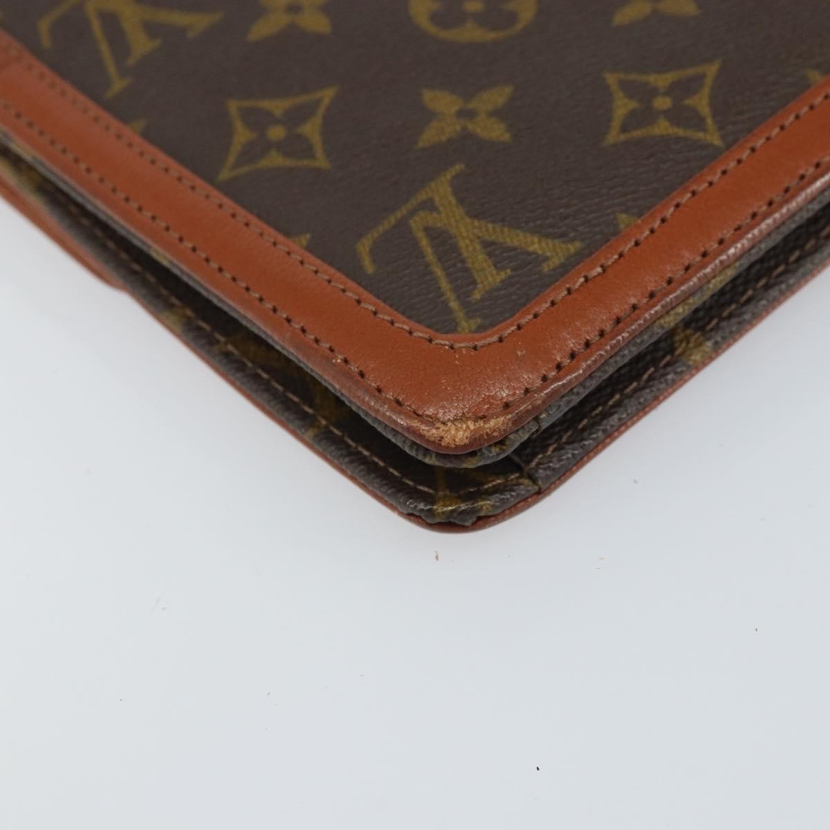 Louis Vuitton Dame Pochette Monogram Canvas Brown Canvas Clutche & Pouche Bag (Pre-Owned)