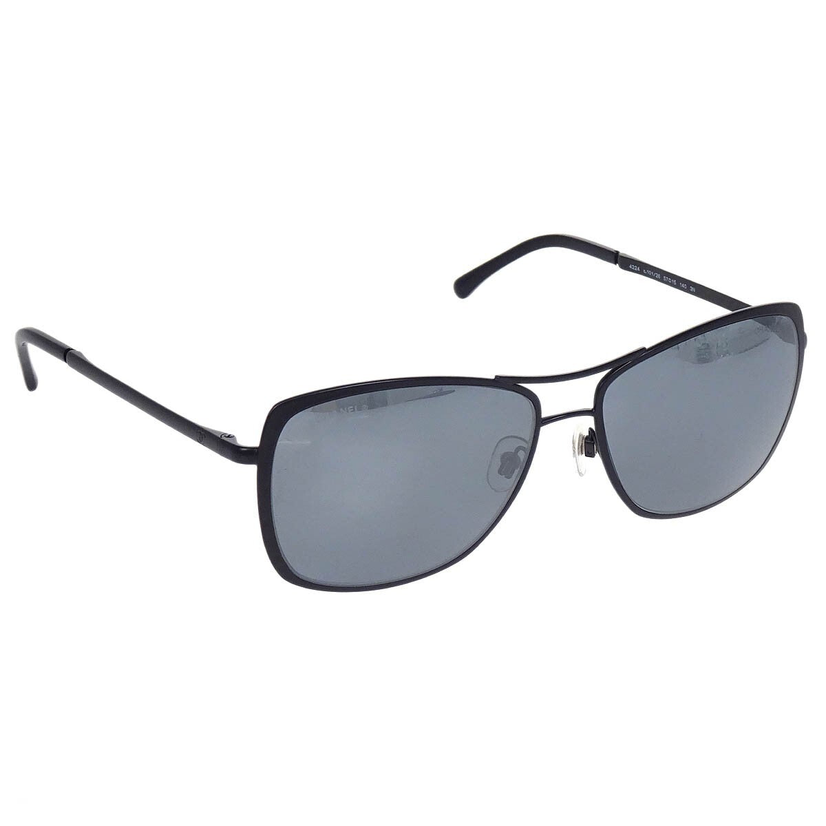 Chanel Logo Cc Plastic Black Plastic Sunglasse Accessory (Pre-Owned)