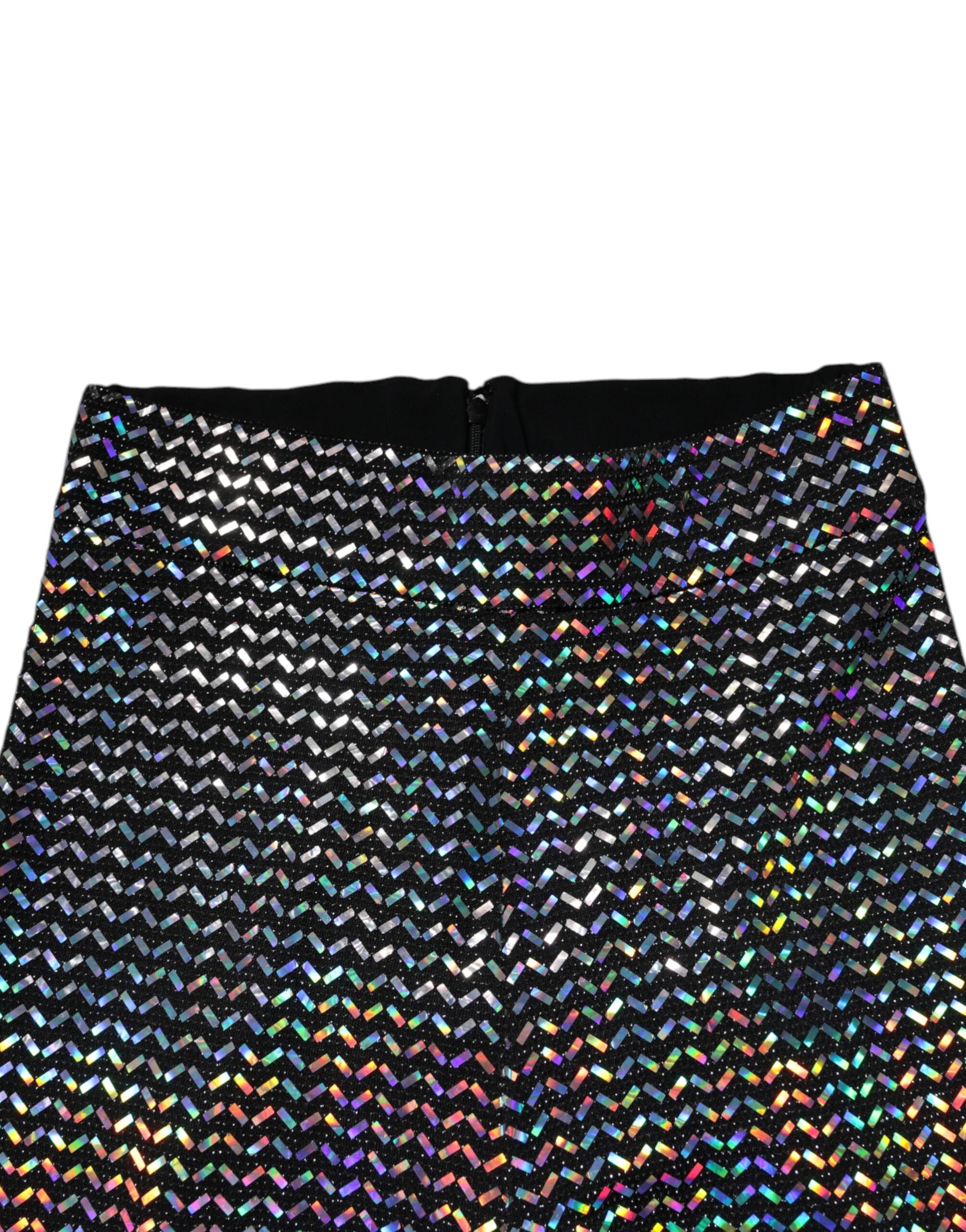 Dolce & Gabbana Multicolor Sequined Leggings Trouser Women's Pants (Pre-Owned)