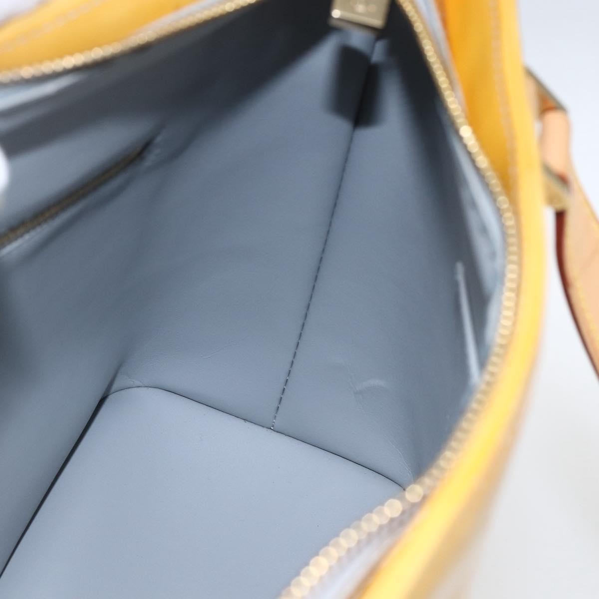 Louis Vuitton Houston Monogram Vernis Yellow Patent_Leather Tote Bag Bag (Pre-Owned)
