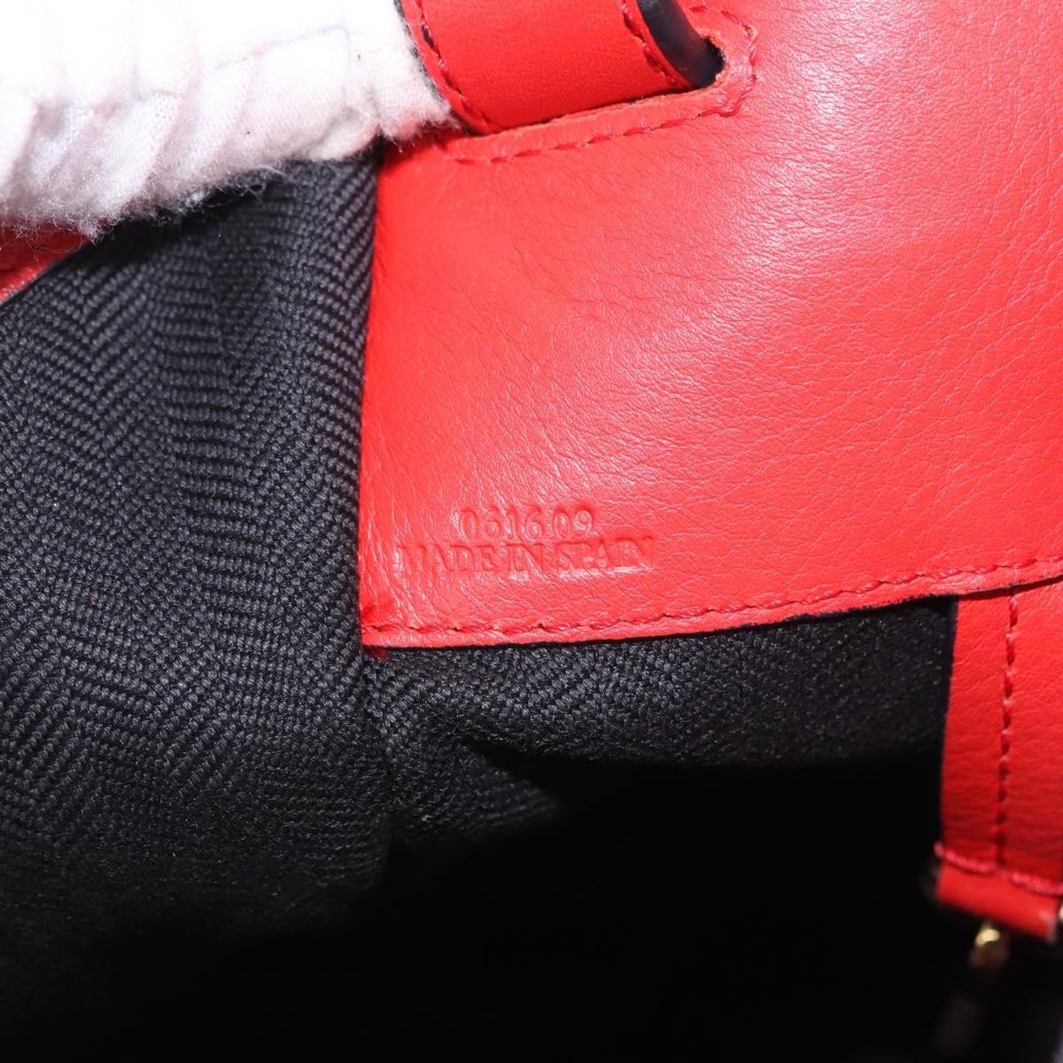 Loewe Hammock Leather Red Leather Handbag (Pre-Owned)