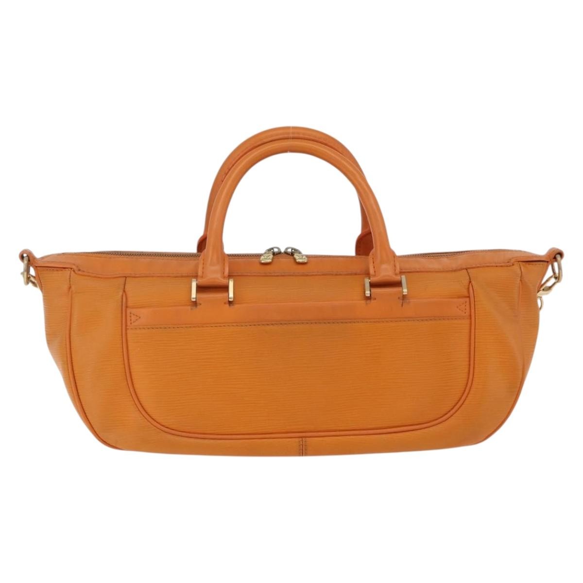 Louis Vuitton Dhanura Epi Leather Orange Leather Handbag (Pre-Owned)