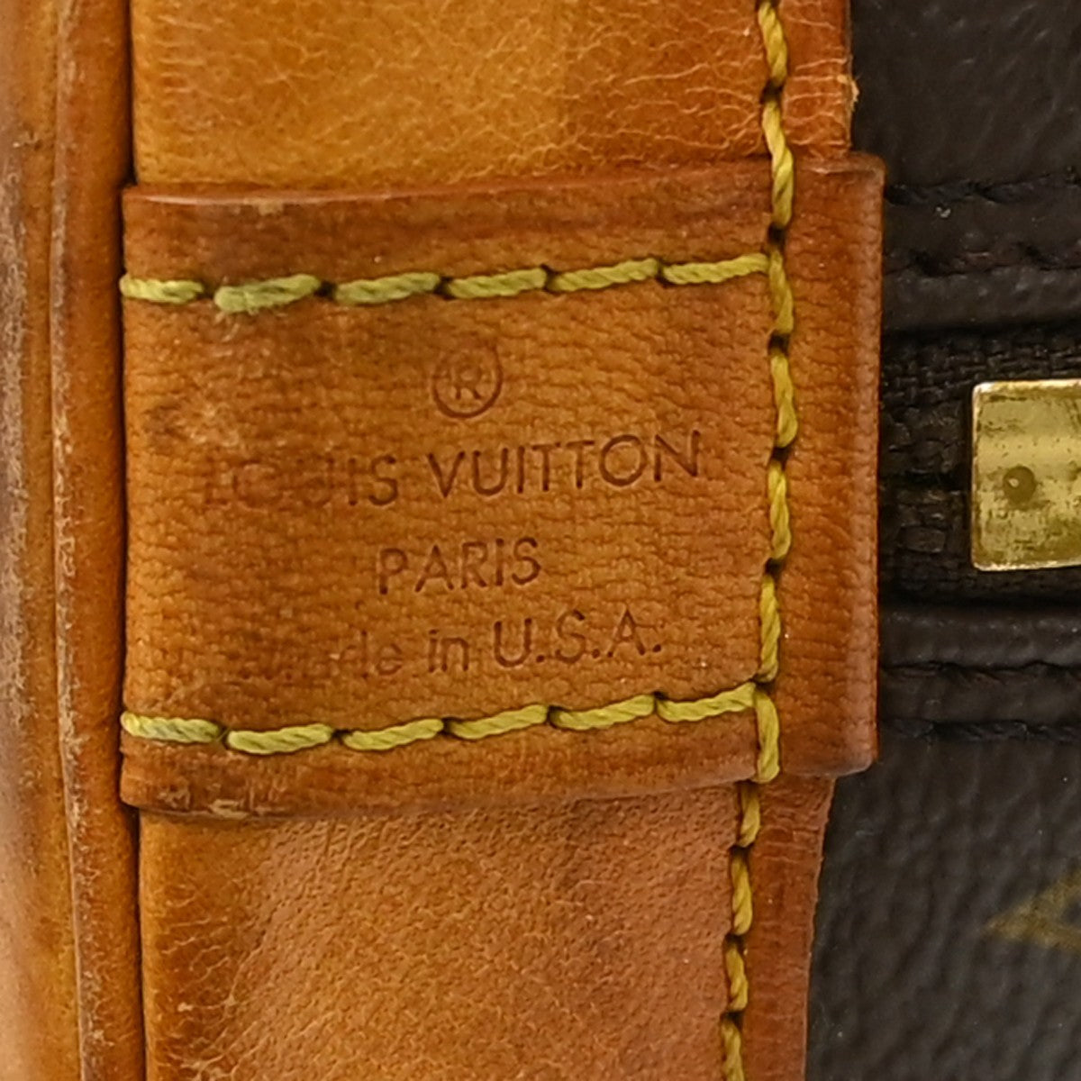 Louis Vuitton Alma Monogram Canvas Brown Canvas Handbag (Pre-Owned)