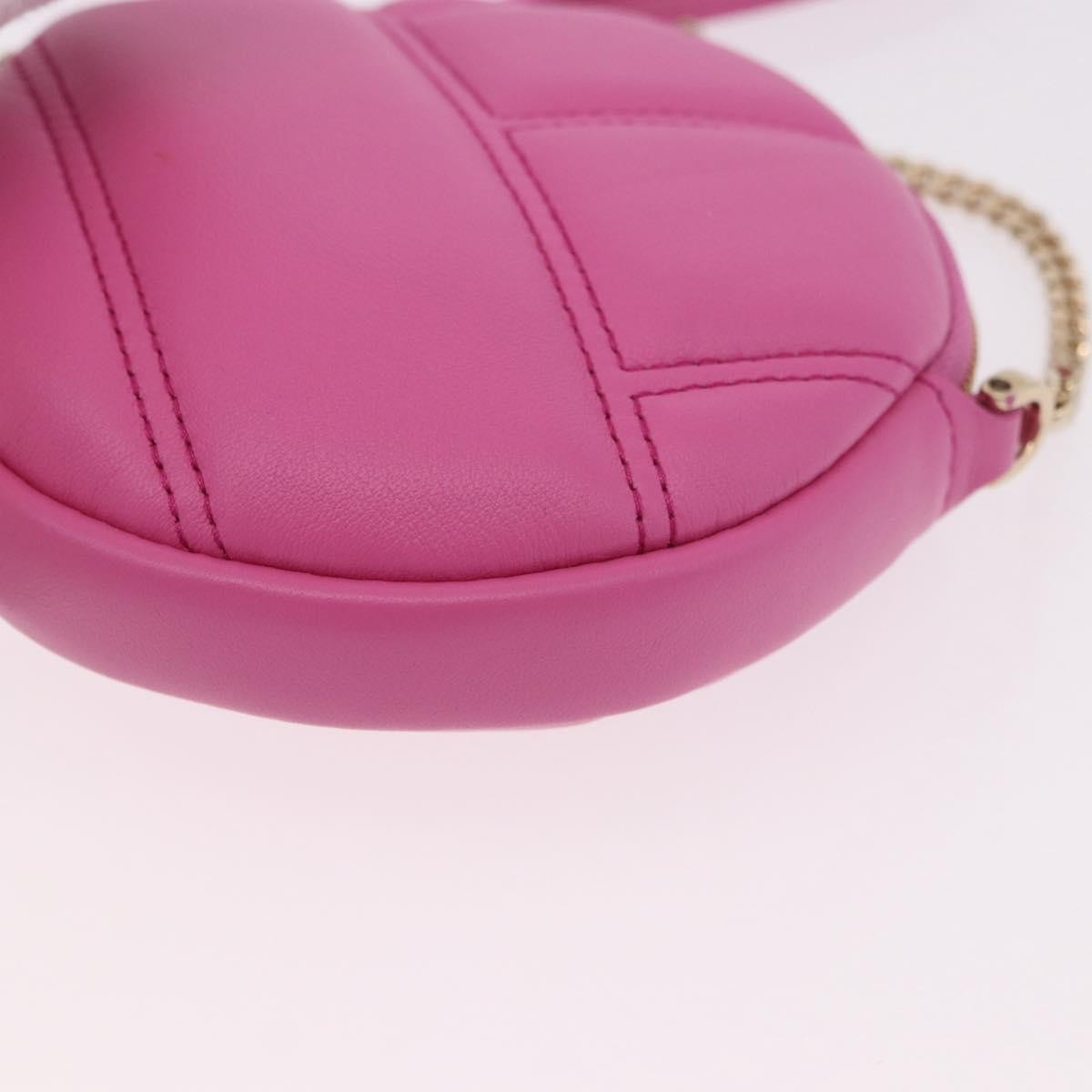 Bvlgari Shoulder Leather Pink Leather Shoulder Bag Bag (Pre-Owned)