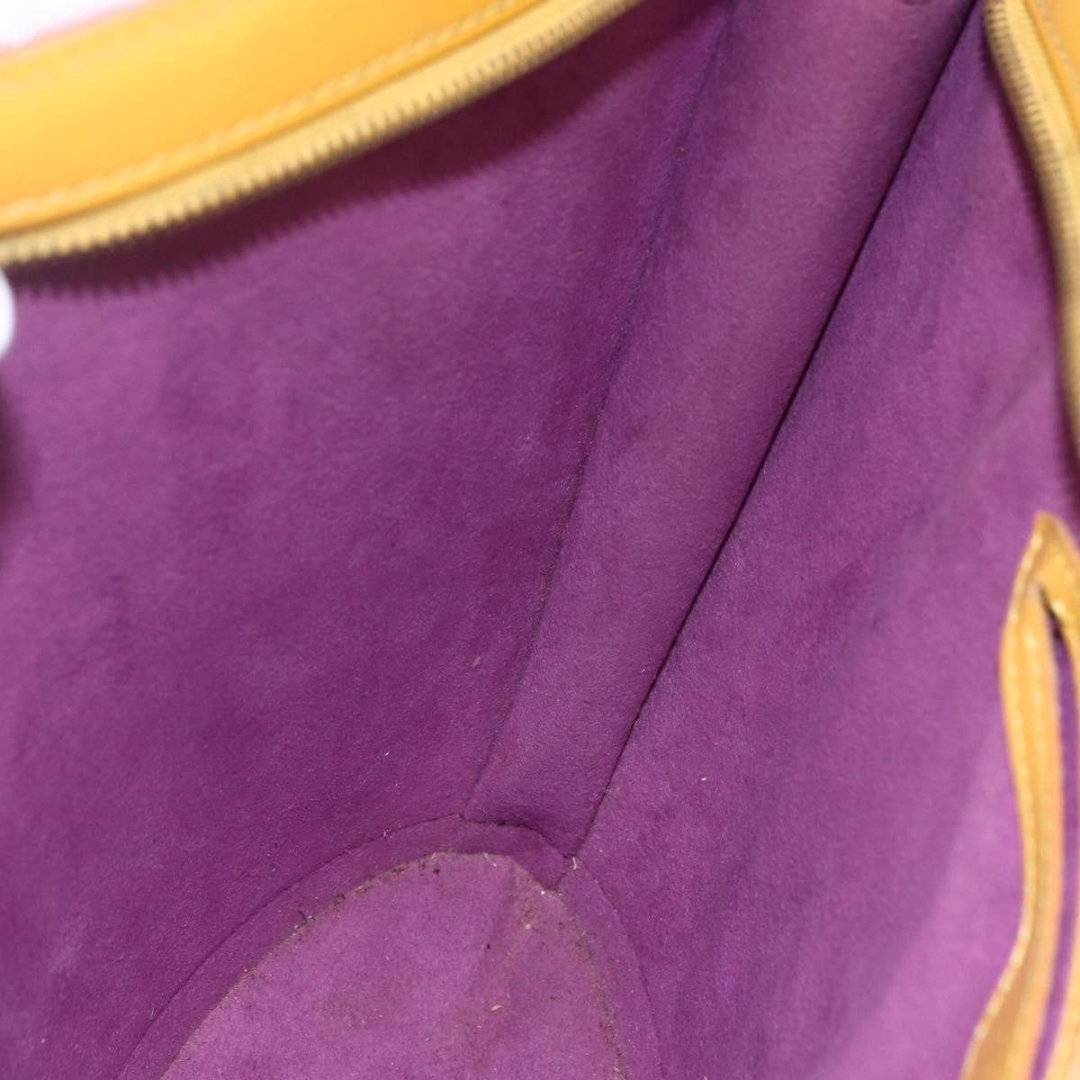 Louis Vuitton Saint Jacques Epi Leather Yellow Leather Handbag (Pre-Owned)