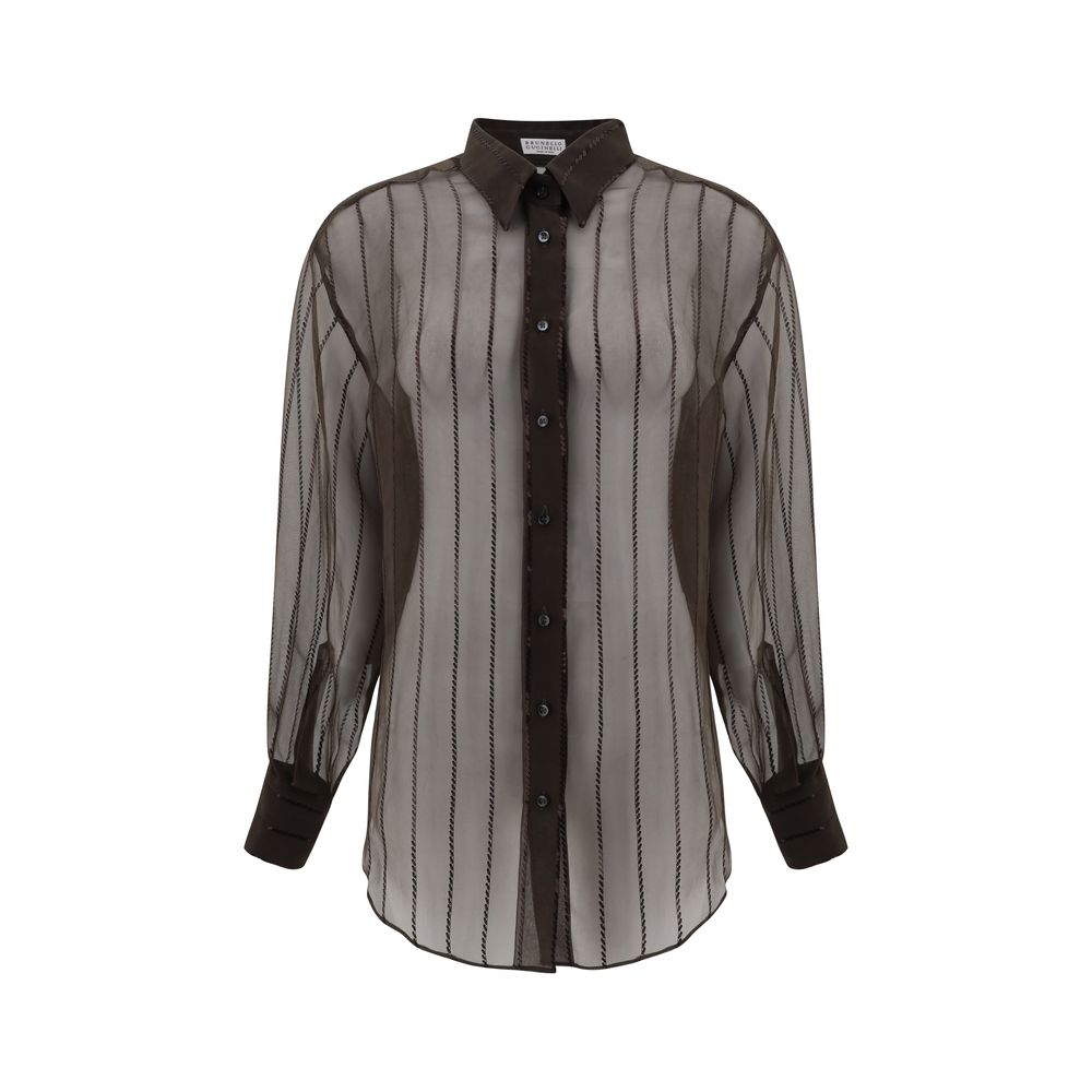Brunello Cucinelli Silk Women's Shirt