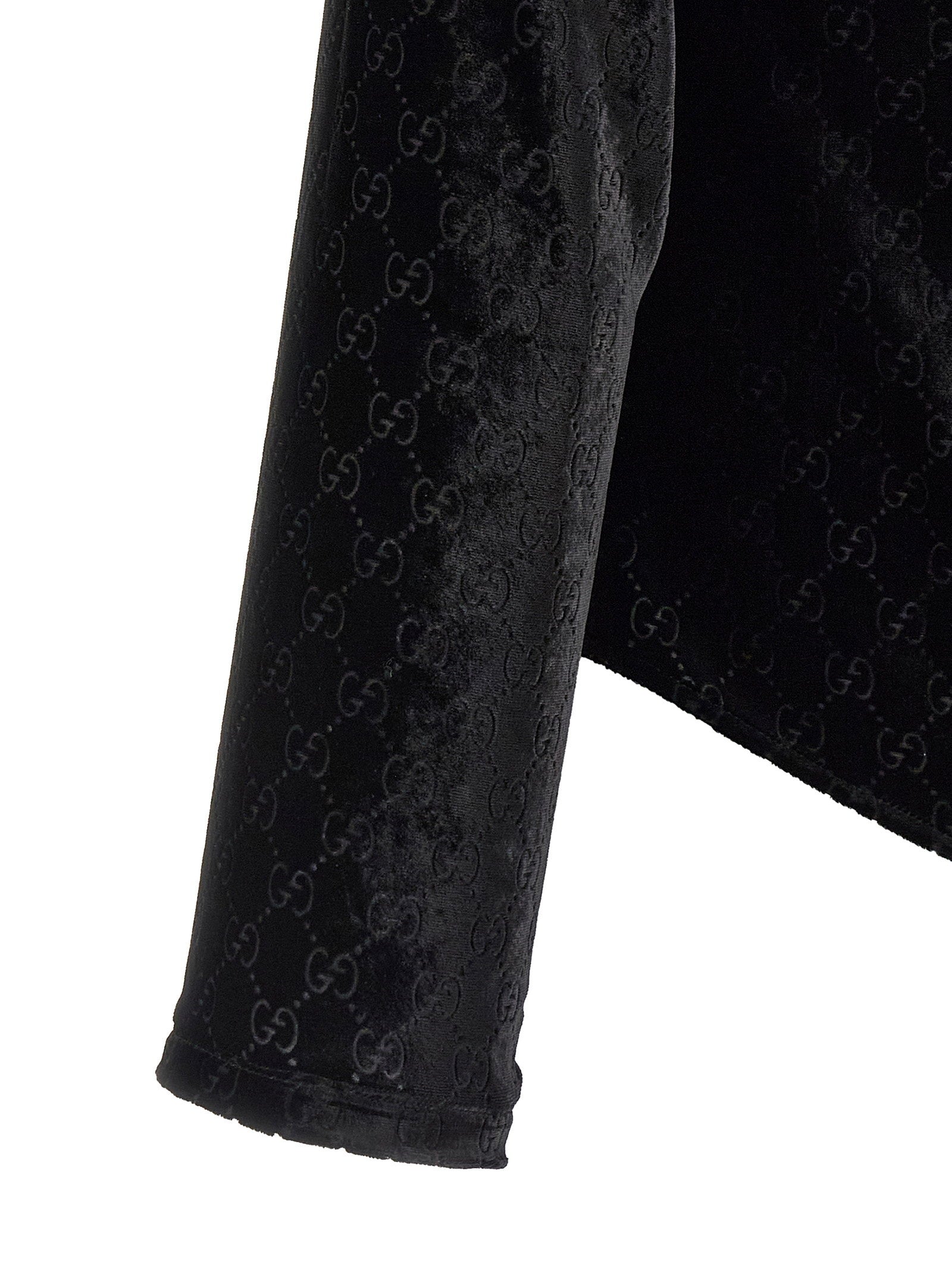 Gucci Men's Gg Velvet Shirt