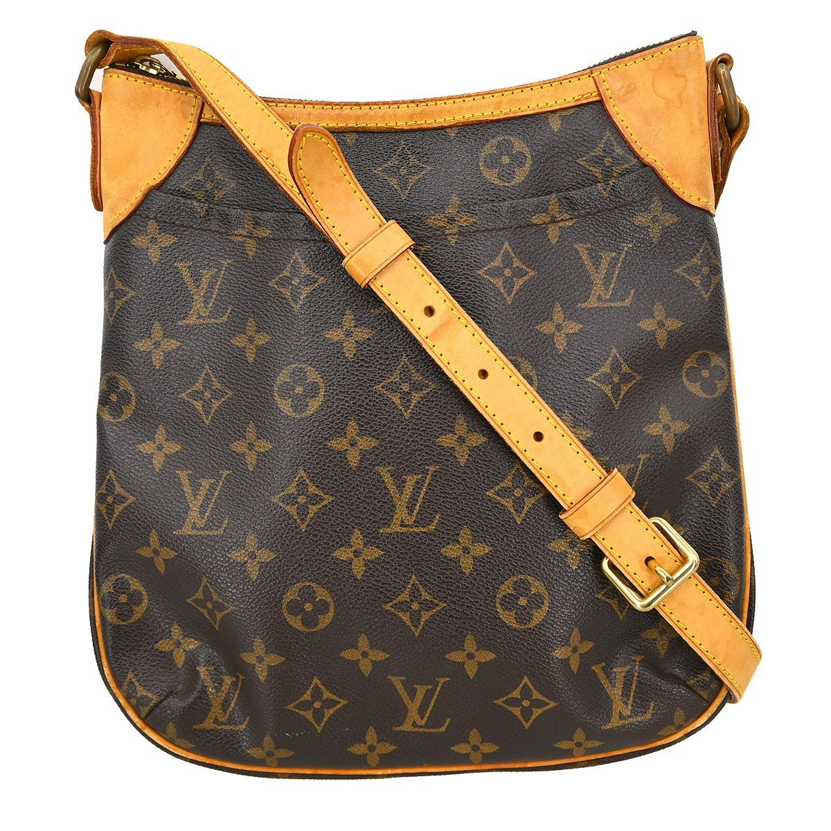 Louis Vuitton Odeon Monogram Canvas Brown Canvas Shoulder Bag Bag (Pre-Owned)