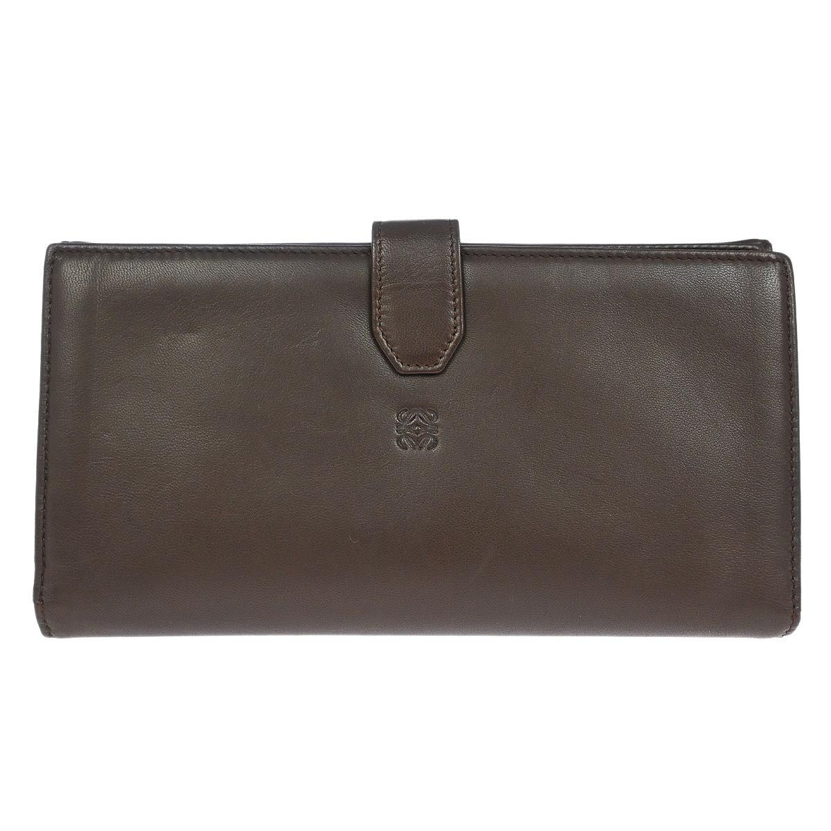 Loewe Anagram Leather Brown Leather Wallets Accessory (Pre-Owned)