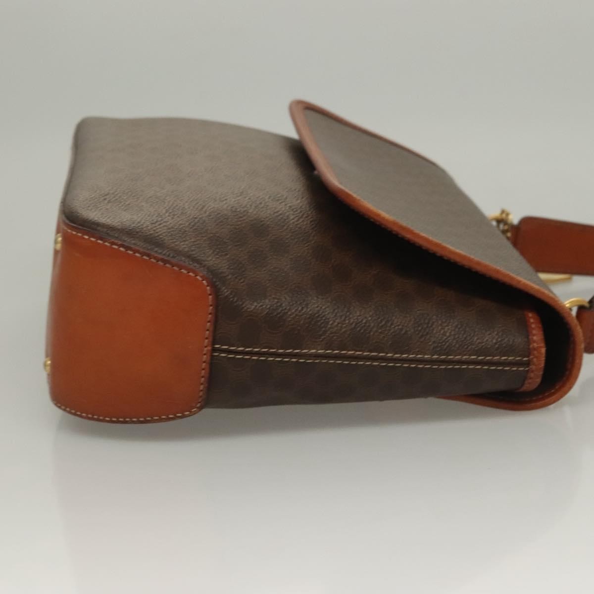 Celine Triomphe Vintage Macadam Canvas Brown Canvas Bag (Pre-Owned)