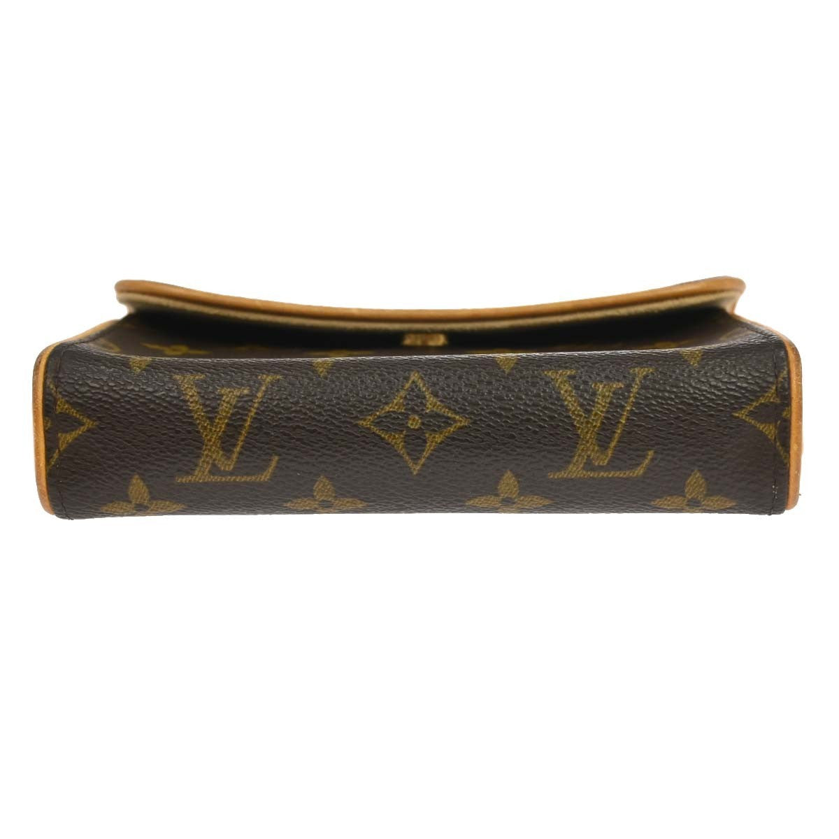 Louis Vuitton Florentine Waist Monogram Canvas Brown Canvas Clutche & Pouche Bag (Pre-Owned)
