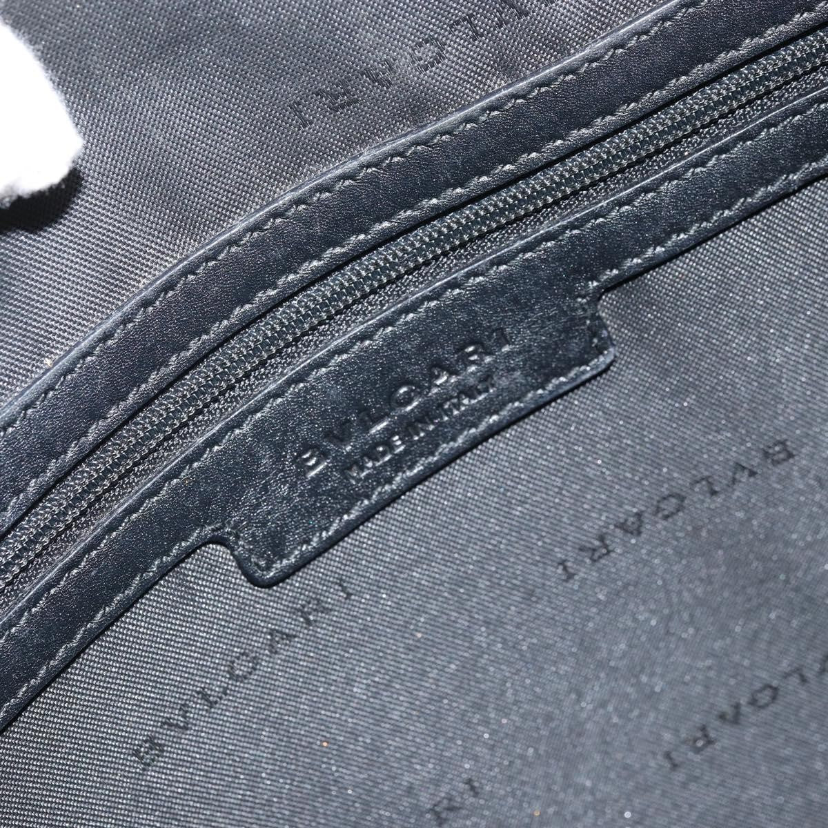 Bvlgari Shoulder Canvas Gray Canvas Shoulder Bag Bag (Pre-Owned)