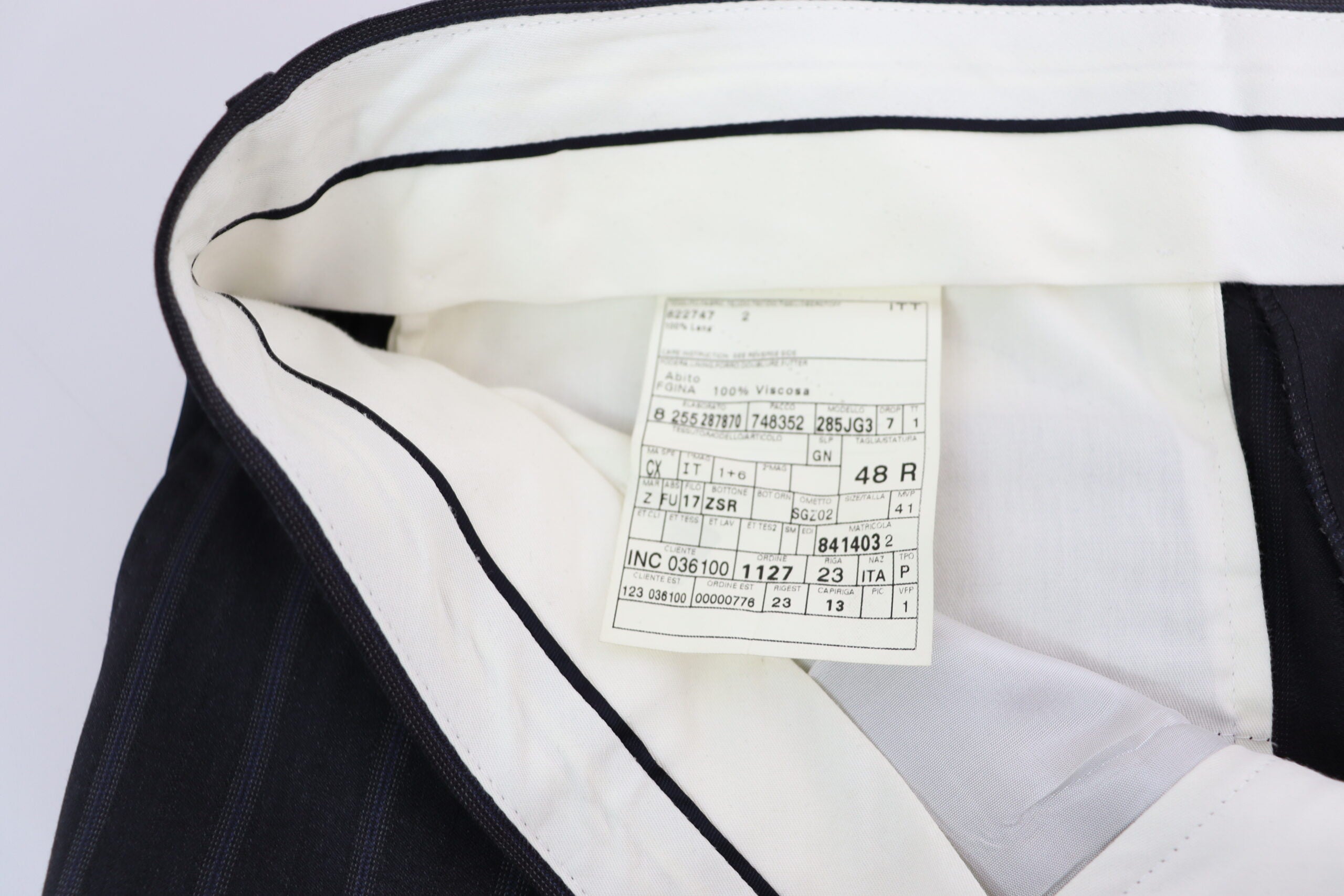 Dolce & Gabbana Gray Wool Blend Formal Trousers Men's Pants