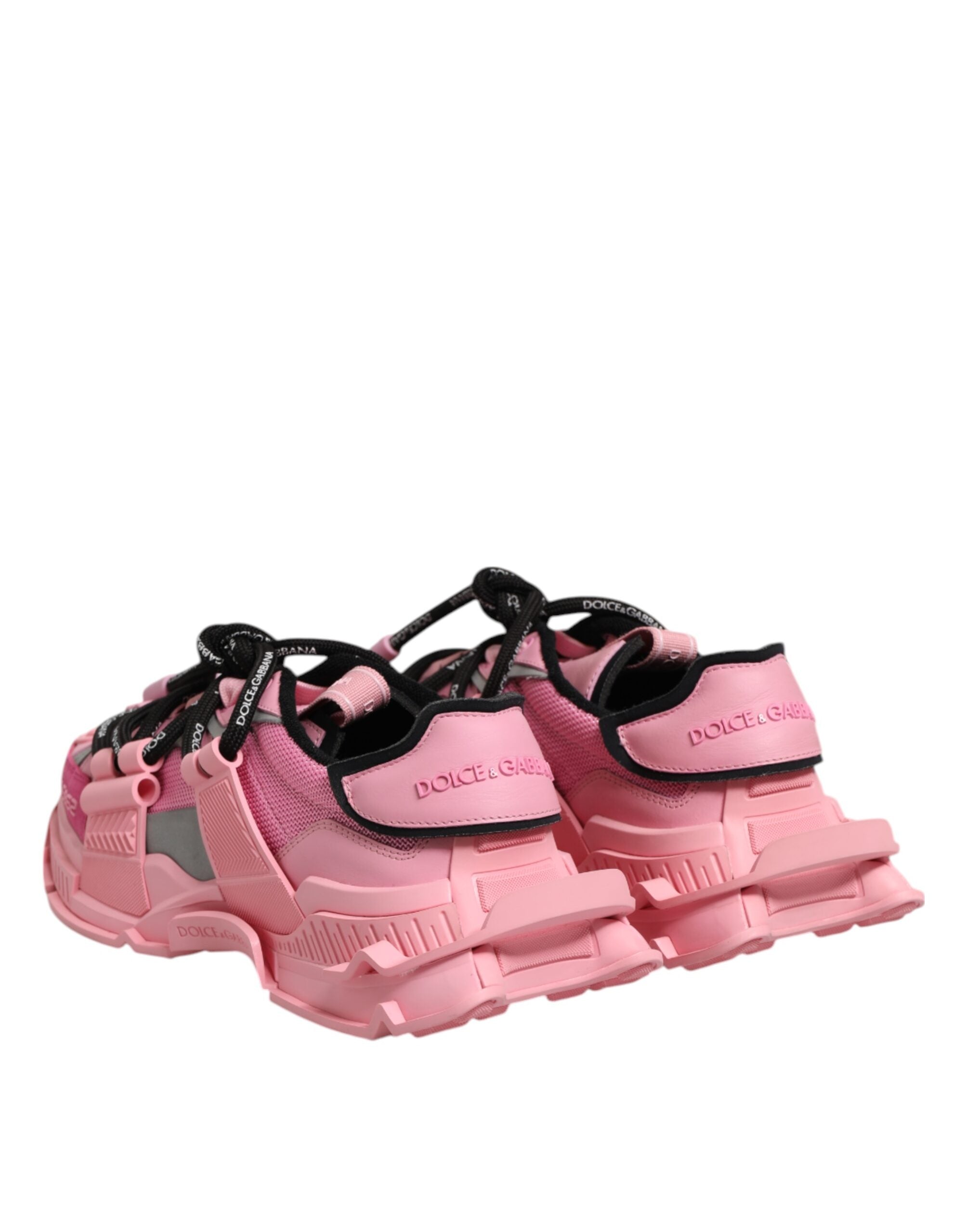 Dolce & Gabbana Pink Low Top Space Women Sneakers Women's Shoes (Pre-Owned)