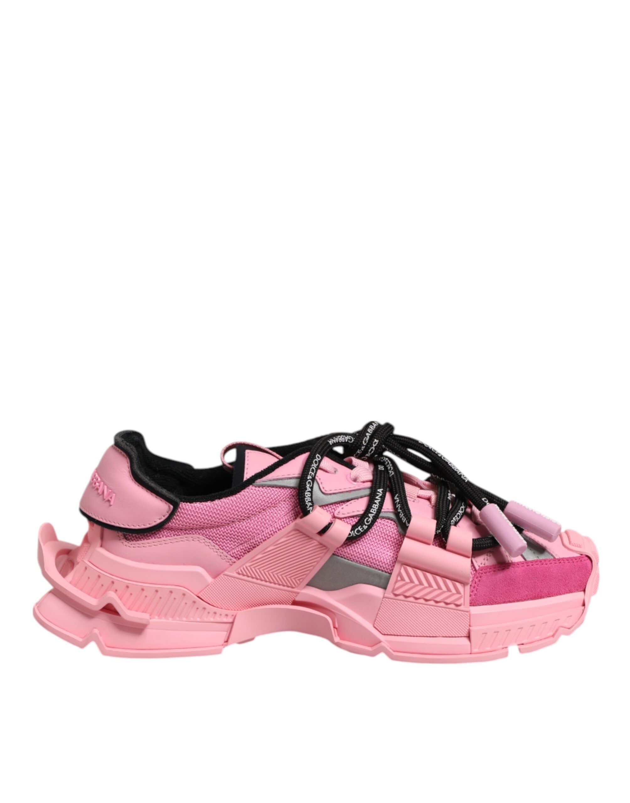 Dolce & Gabbana Pink Low Top Space Women Sneakers Women's Shoes (Pre-Owned)