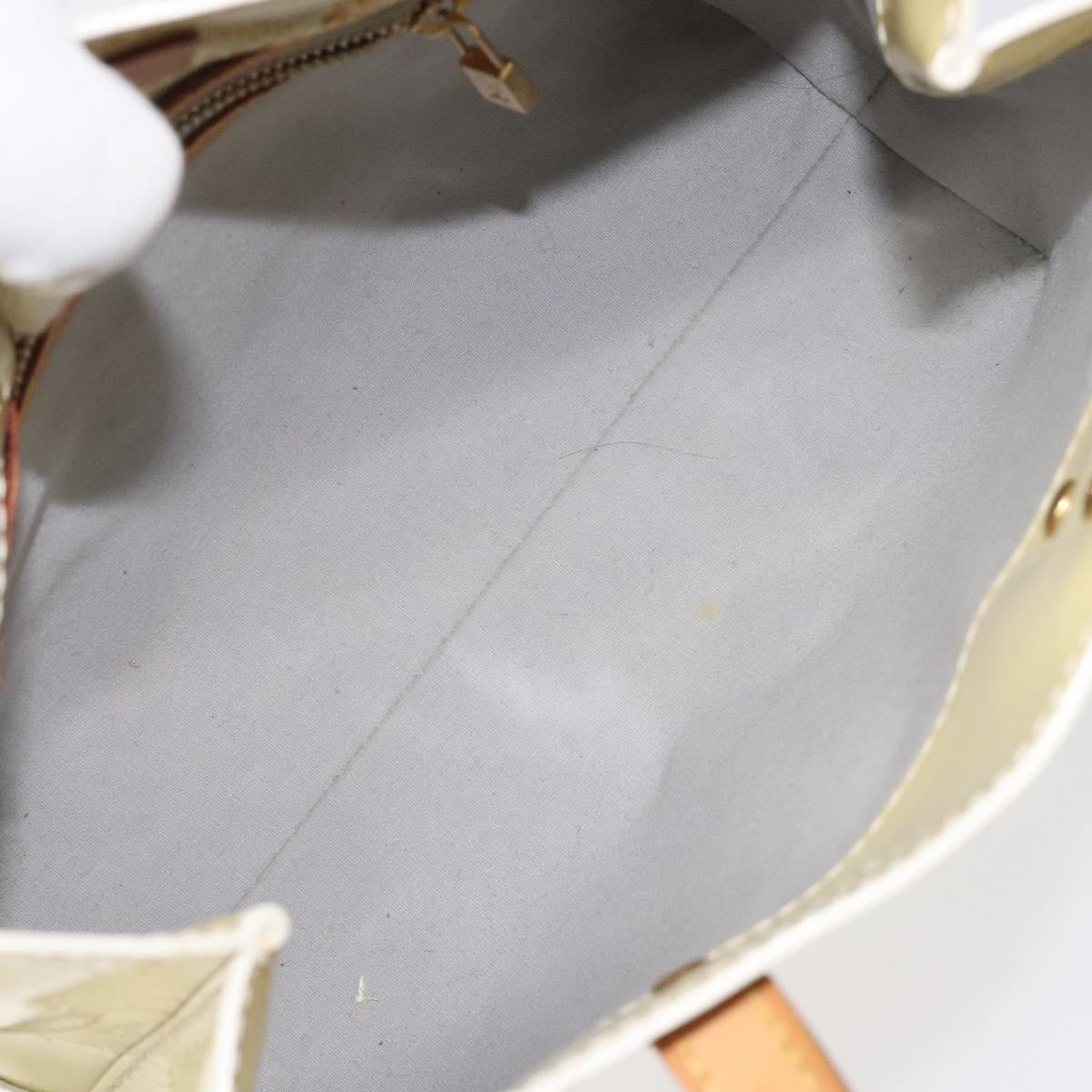 Louis Vuitton Reade Monogram Vernis Beige Patent_Leather Bag (Pre-Owned)