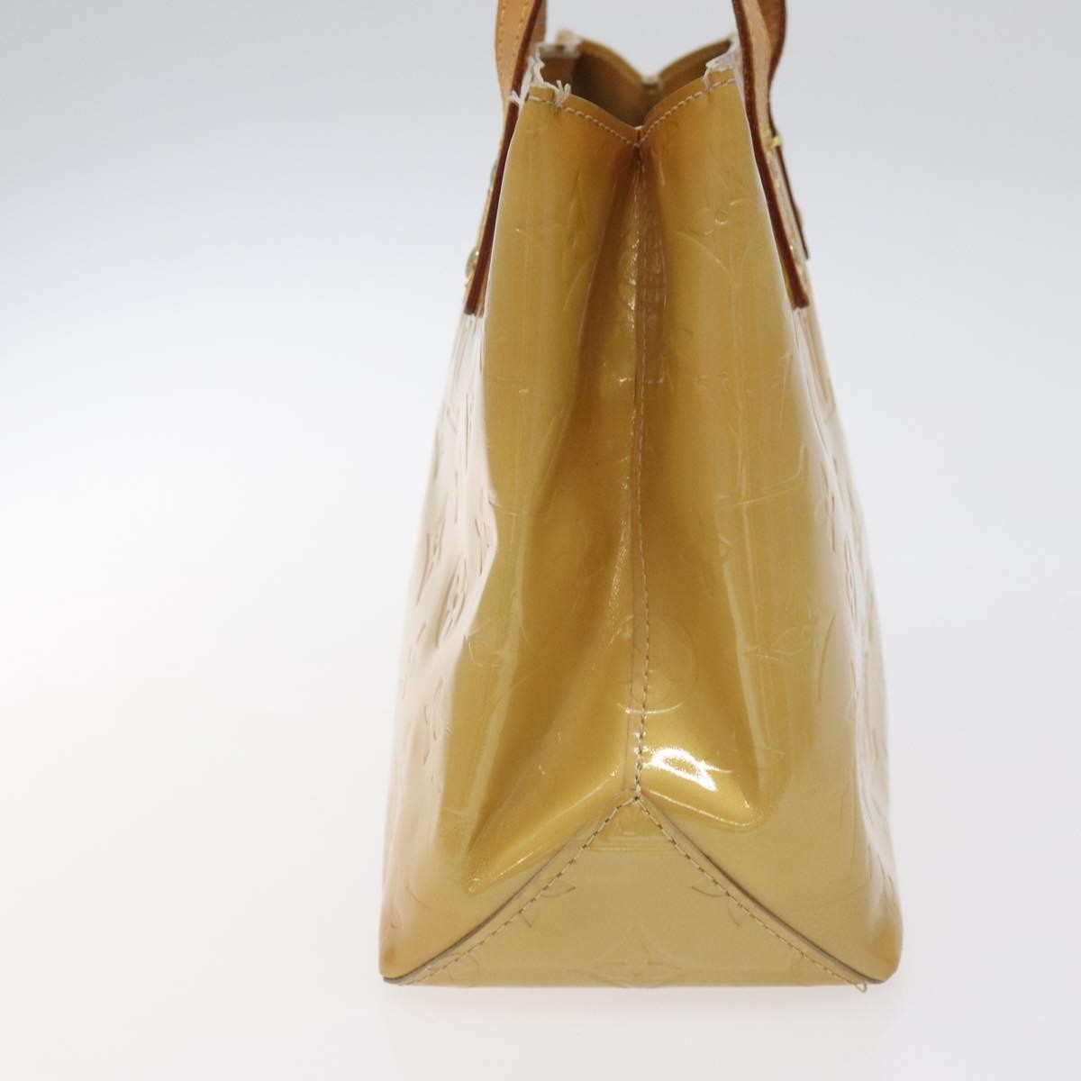 Louis Vuitton Reade Monogram Vernis Beige Patent_Leather Handbag (Pre-Owned)