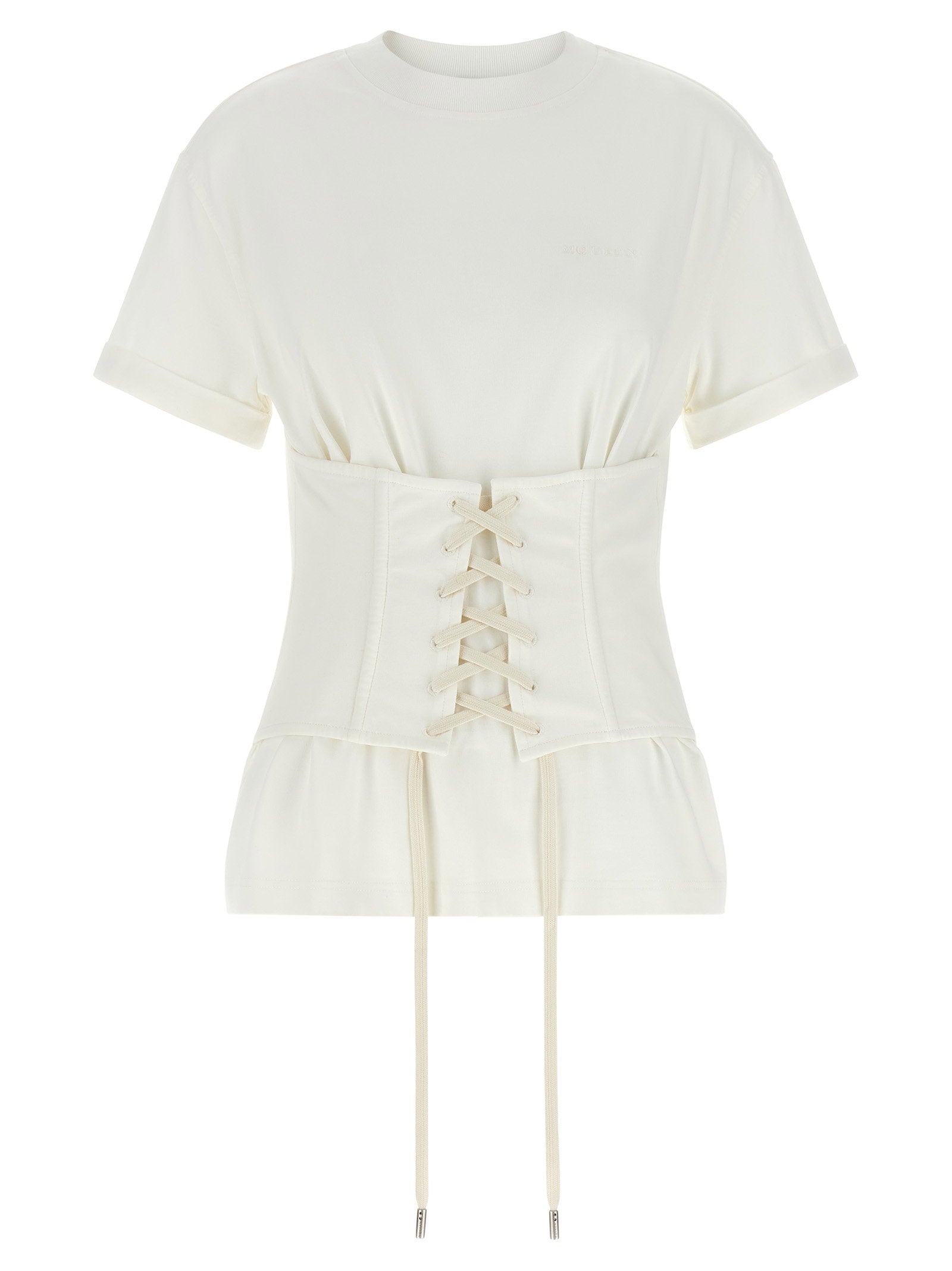Alexander Mcqueen Women's Corset T-Shirt