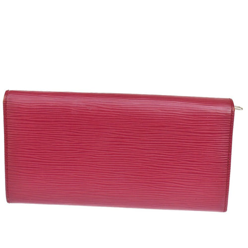 Louis Vuitton Sarah Pink Leather Wallet  (Pre-Owned)