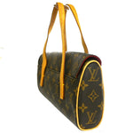 Louis Vuitton Sonatine Brown Canvas Handbag (Pre-Owned)