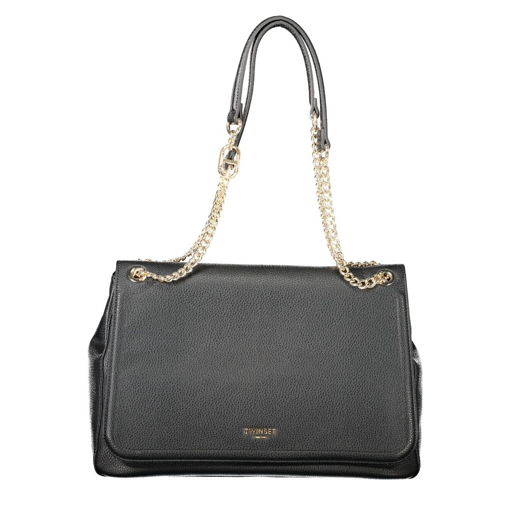 Twinset Nero Polyurethane Women Shoulder Women's Bag