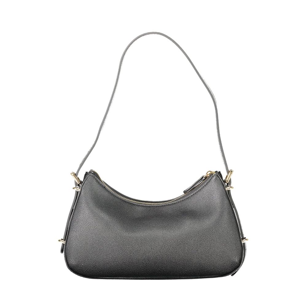 Twinset Black Polyurethane Women Shoulder Women's Bag