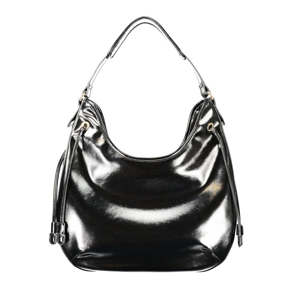 Twinset Black Polyurethane Women Hobo Women's Bag