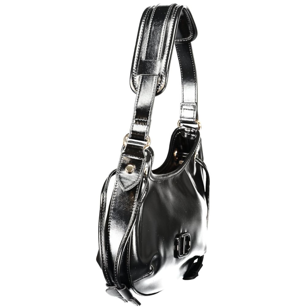 Twinset Black Polyurethane Women Hobo Women's Bag