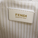 Fendi 2Jours Grey Leather Handbag (Pre-Owned)