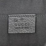 Gucci Gg Canvas Black Canvas Shoulder Bag (Pre-Owned)
