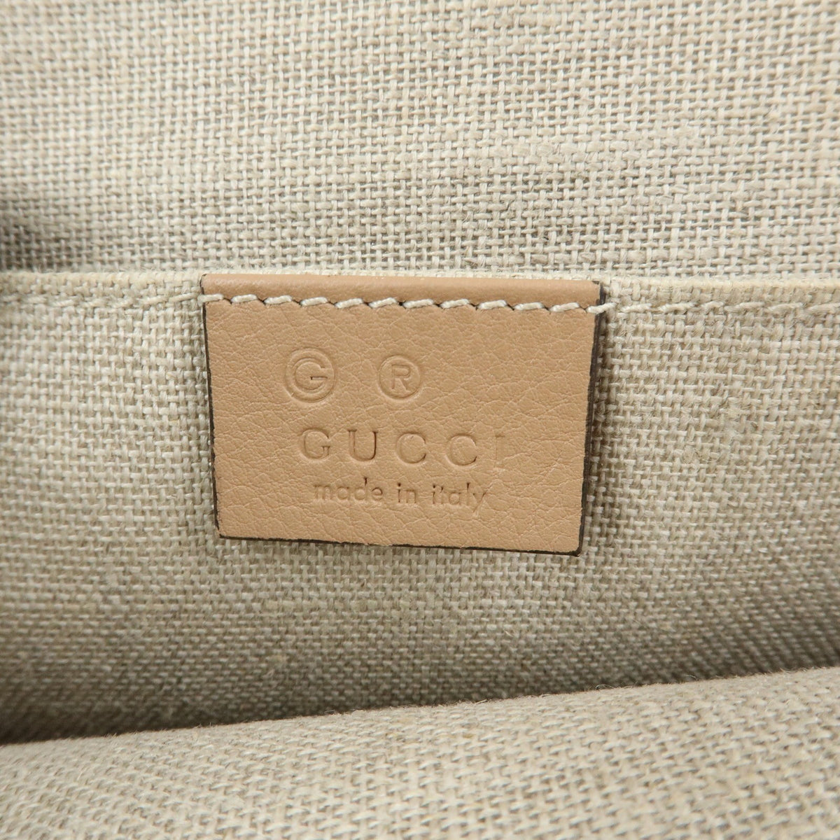Gucci Convertible Dome Satchel Microguccissima Leather Beige Leather Handbag (Pre-Owned)